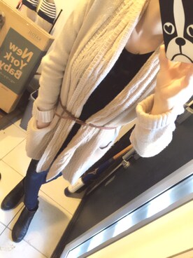 「grove（グローブ）のアイテム（その他アウター）」を使った、HARU_AYA_mamaさん（レディース・162cm）の冬コーディネート