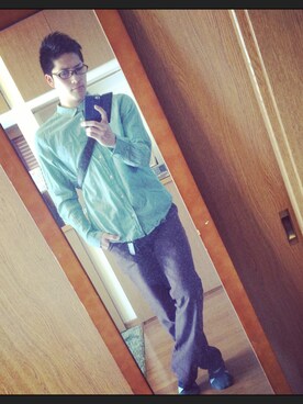 和平-KAZUHEI-さん（メンズ・180cm）の春コーディネート