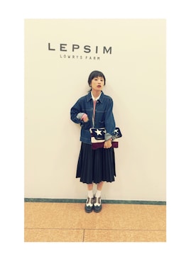 「福井」｜「アイテム（ジャケット/アウター）」を使った、高橋愛さん（レディース・154cm）の秋コーディネート