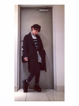 「アイテム（カメラ/カメラグッズ）」を使った、高橋愛さん（レディース・154cm）の冬コーディネート