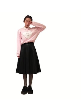 「CATCOPY」｜高橋愛さん（レディース・154cm）の冬コーディネート