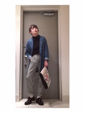 高橋愛さん（レディース・154cm）の春コーディネート