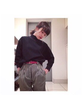 高橋愛さん（レディース・154cm）の春コーディネート