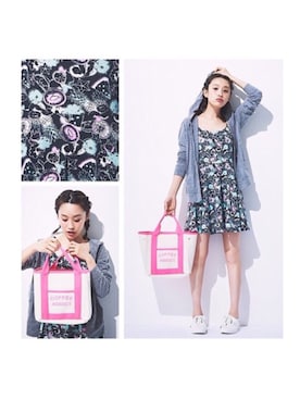 「PEACH JOHN（ピーチジョン）のアイテム（ワンピース/ドレス）」を使った、高橋愛さん（レディース・154cm）の夏コーディネート