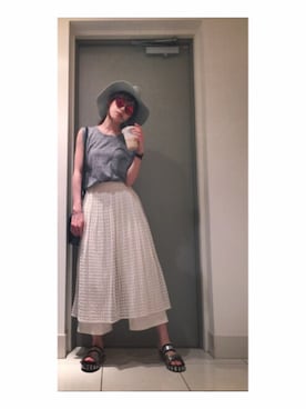 高橋愛さん（レディース・154cm）の夏コーディネート