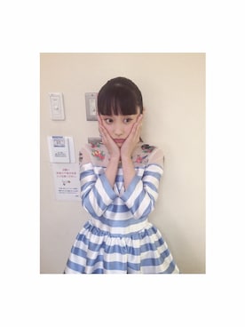 「たみぃコーデ」｜高橋愛さん（レディース・154cm）の冬コーディネート