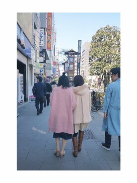 高橋愛さん(レディース・154cm)の春コーディネート