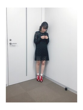 「ちゃけちょけ（チャケチョケ）のアイテム」を使った、高橋愛さん（レディース・154cm）の春コーディネート