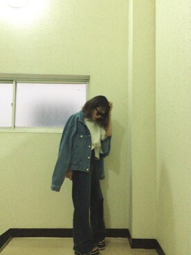 「VIVETTA（ヴィヴェッタ）のアイテム」を使った、高橋愛さん（レディース・154cm）の春コーディネート