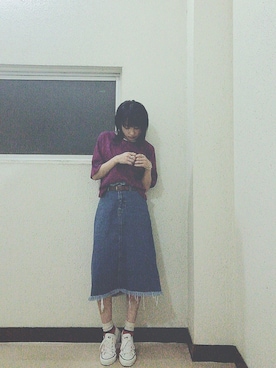 高橋愛さん（レディース・154cm）の夏コーディネート