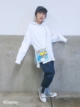 高橋愛さん(レディース・154cm)の夏コーディネート