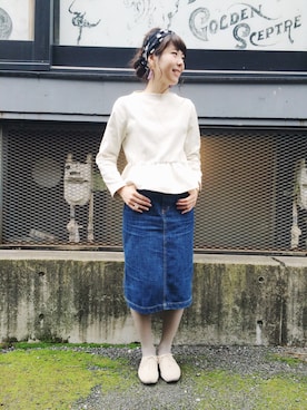 「La Tenace（ラテナーチェ）のアイテム」を使った、nabemiさん（レディース・158cm）の冬コーディネート