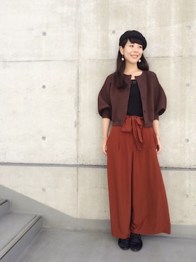 nabemiさん（レディース・158cm）の秋コーディネート