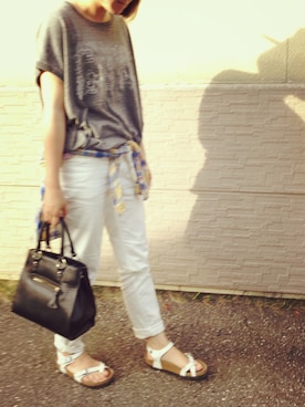 Kaoringoさん（レディース・155cm）の夏コーディネート