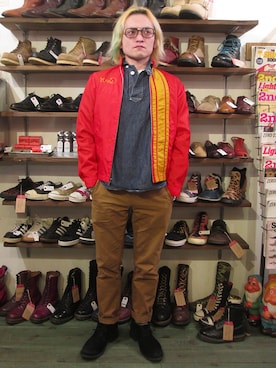 「SWEAR（スウェア）のアイテム」を使った、pktnさん（メンズ・170cm）の冬コーディネート