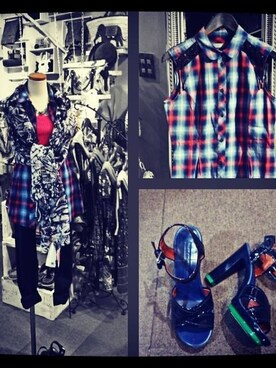 「Marc by Marc Jacobs（マークバイマークジェイコブス）のアイテム（サンダル）」を使った、agehaさん（レディース・158cm）の春コーディネート