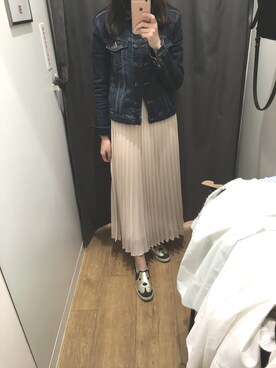 「Hush Puppies（ハッシュパピー）のアイテム（モカシン/デッキシューズ）」を使った、春的2014さん（レディース・161cm）の春コーディネート