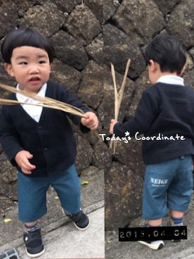 「おめかしコーデ」｜LILLBYさん（キッズ・90cm）の春コーディネート