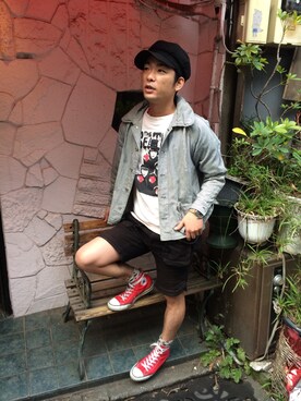 イシハザ  ハザマ陽平さんのコーディネート