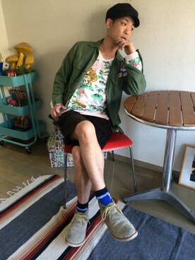 イシハザ  ハザマ陽平さんのコーディネート