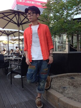 イシハザ  ハザマ陽平さんのコーディネート