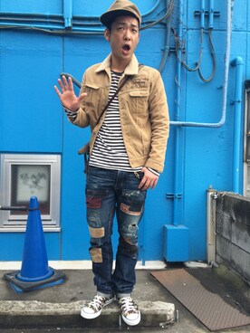 イシハザ  ハザマ陽平さんのコーディネート