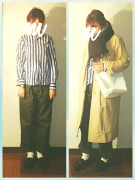 「relacher（ルラシェ）のアイテム」を使った、moezouさん（レディース・159cm）の秋コーディネート