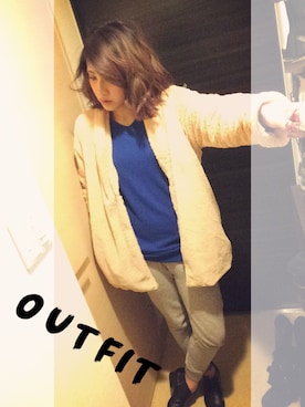 「Luz Llena（ラズレナ）のアイテム（その他アウター）」を使った、Aさん（レディース・165cm）の冬コーディネート