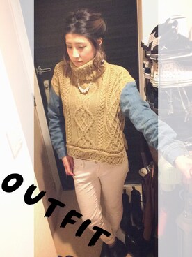 Aさん（レディース・165cm）の冬コーディネート