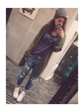 Aさん（レディース・165cm）の秋コーディネート