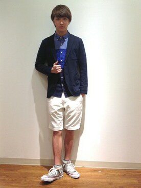 ikka HEAD OFFICE Men'sさん（メンズ・172cm）の春コーディネート