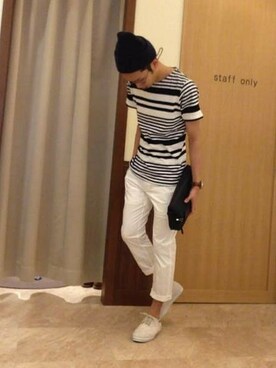 ikka HEAD OFFICE Men'sさん(メンズ・172cm)の春コーディネート