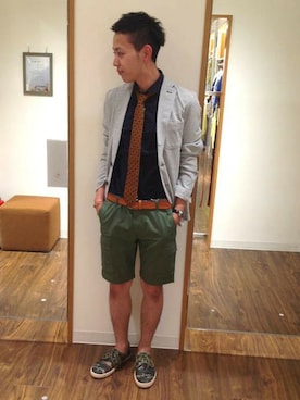 ikka HEAD OFFICE Men'sさん（メンズ・172cm）の春コーディネート