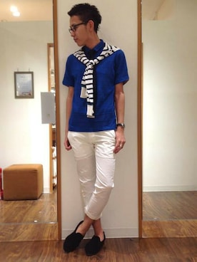 ikka HEAD OFFICE Men'sさん（メンズ・172cm）の春コーディネート