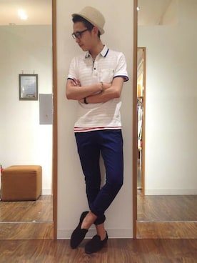 ikka HEAD OFFICE Men'sさん（メンズ・172cm）の春コーディネート