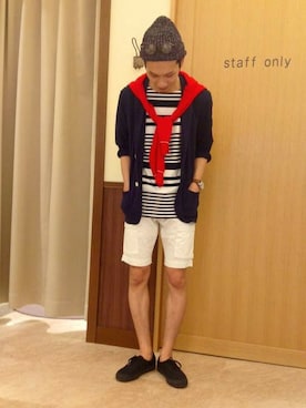 ikka HEAD OFFICE Men'sさん（メンズ・172cm）の春コーディネート