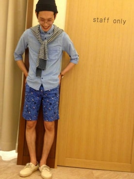 ikka HEAD OFFICE Men'sさん（メンズ・172cm）の春コーディネート