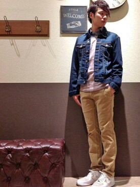 ikka HEAD OFFICE Men'sさん（メンズ・172cm）の秋コーディネート