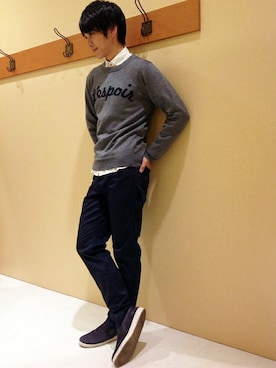 ikka HEAD OFFICE Men'sさん（メンズ・172cm）の秋コーディネート