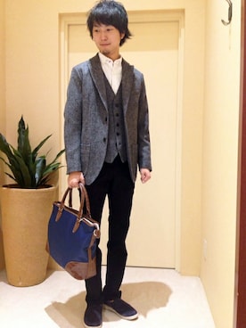 ikka HEAD OFFICE Men'sさん（メンズ・172cm）の秋コーディネート