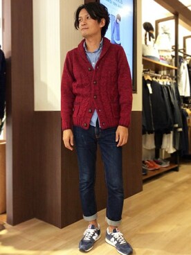 ikka HEAD OFFICE Men'sさん（メンズ・172cm）の秋コーディネート