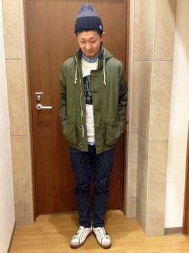 ikka HEAD OFFICE Men'sさん（メンズ・172cm）の春コーディネート