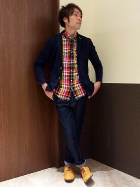 ikka HEAD OFFICE Men'sさん（メンズ・172cm）の春コーディネート