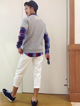 ikka HEAD OFFICE Men'sさん(メンズ・172cm)の春コーディネート