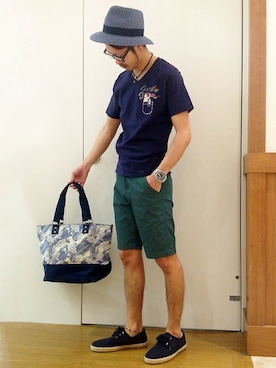 ikka HEAD OFFICE Men'sさん（メンズ・172cm）の春コーディネート