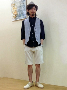ikka HEAD OFFICE Men'sさん（メンズ・172cm）の春コーディネート