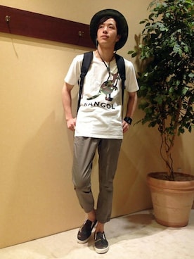 ikka HEAD OFFICE Men'sさん（メンズ・172cm）の夏コーディネート