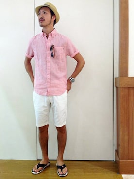 ikka HEAD OFFICE Men'sさん（メンズ・172cm）の夏コーディネート