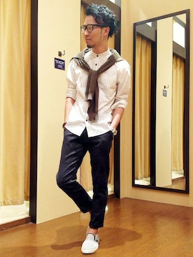 ikka HEAD OFFICE Men'sさん（メンズ・172cm）の夏コーディネート