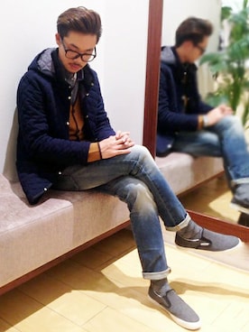 ikka HEAD OFFICE Men'sさん（メンズ・172cm）の秋コーディネート